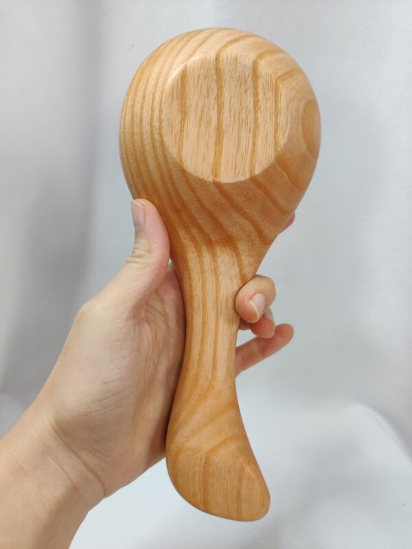 Räucherschale aus Eschenholz mit Edelstahlschale – Bild 2
