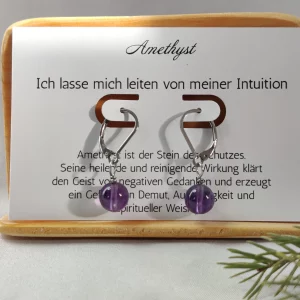Amethyst Ohrringe Silber