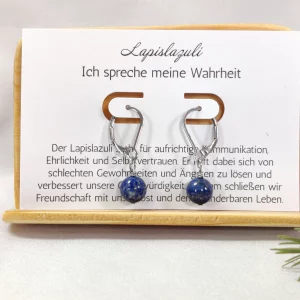 Lapislazuli Ohrringe silber