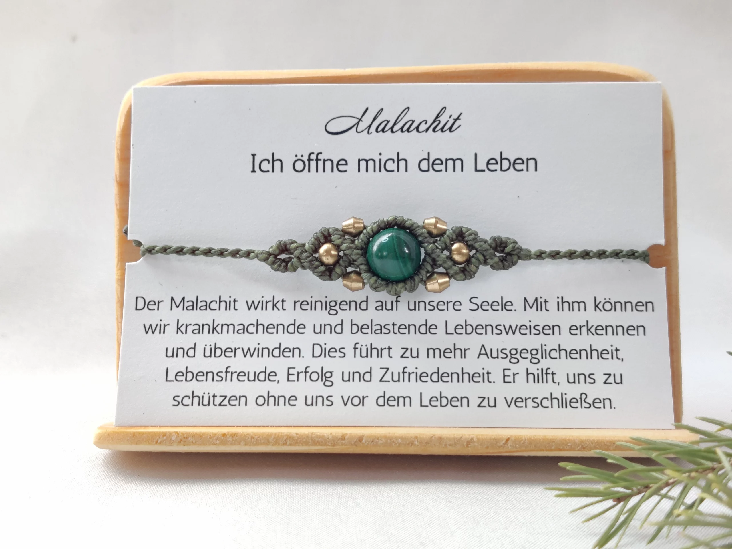 Malachit Armband groß