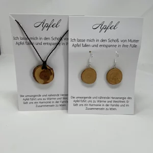 Apfel Ketten und Ohrringe