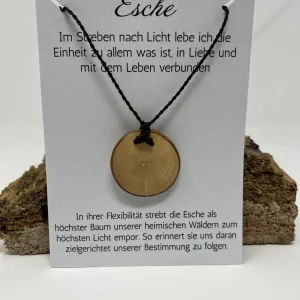 Esche Ketten und Ohrringe
