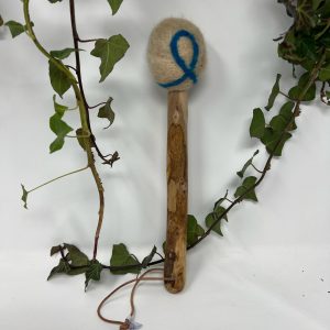 Trommelschlegel Apfel;Schafwolle