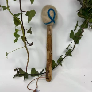 Trommelschlegel Apfel;Schafwolle