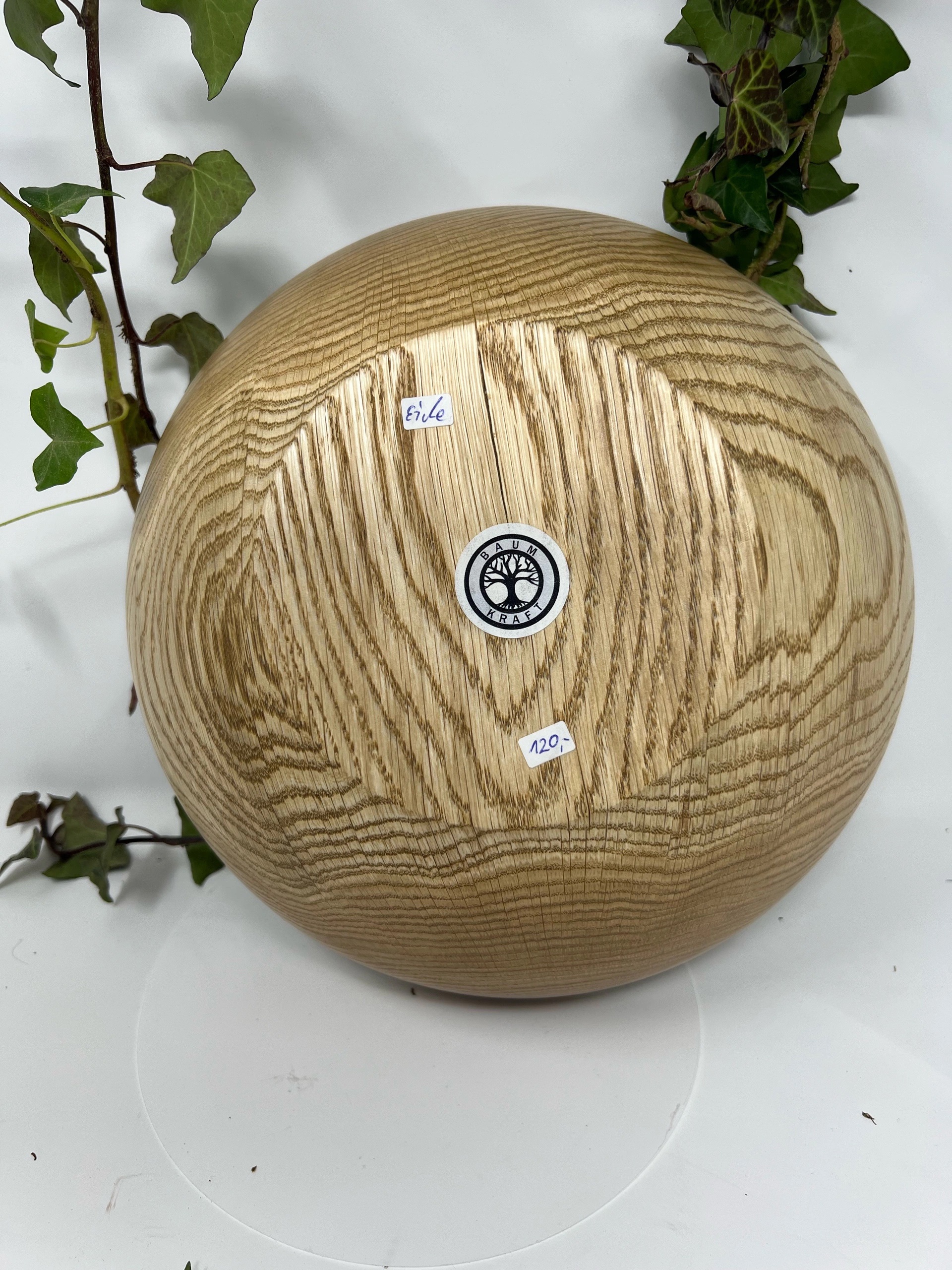 Schale aus Eichenholz – Bild 3