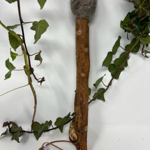 Trommelschlegel Apfel; Schafwolle