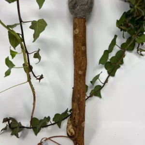 Trommelschlegel Apfel; Schafwolle