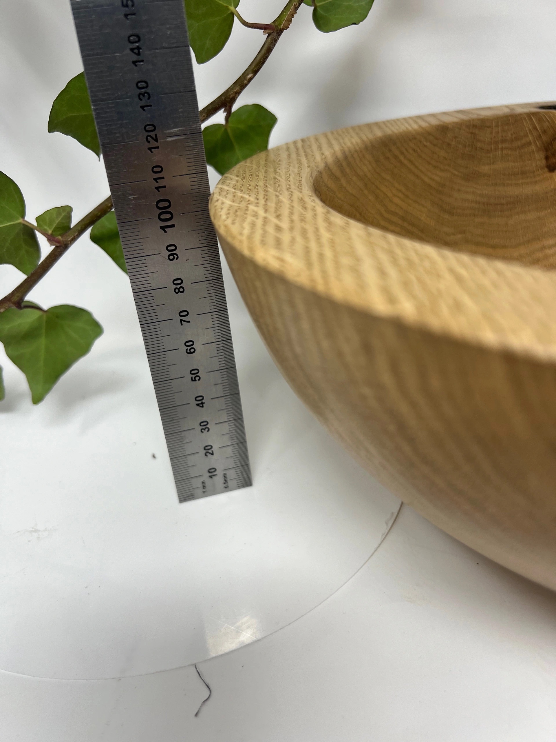 Schale aus Eichenholz – Bild 5