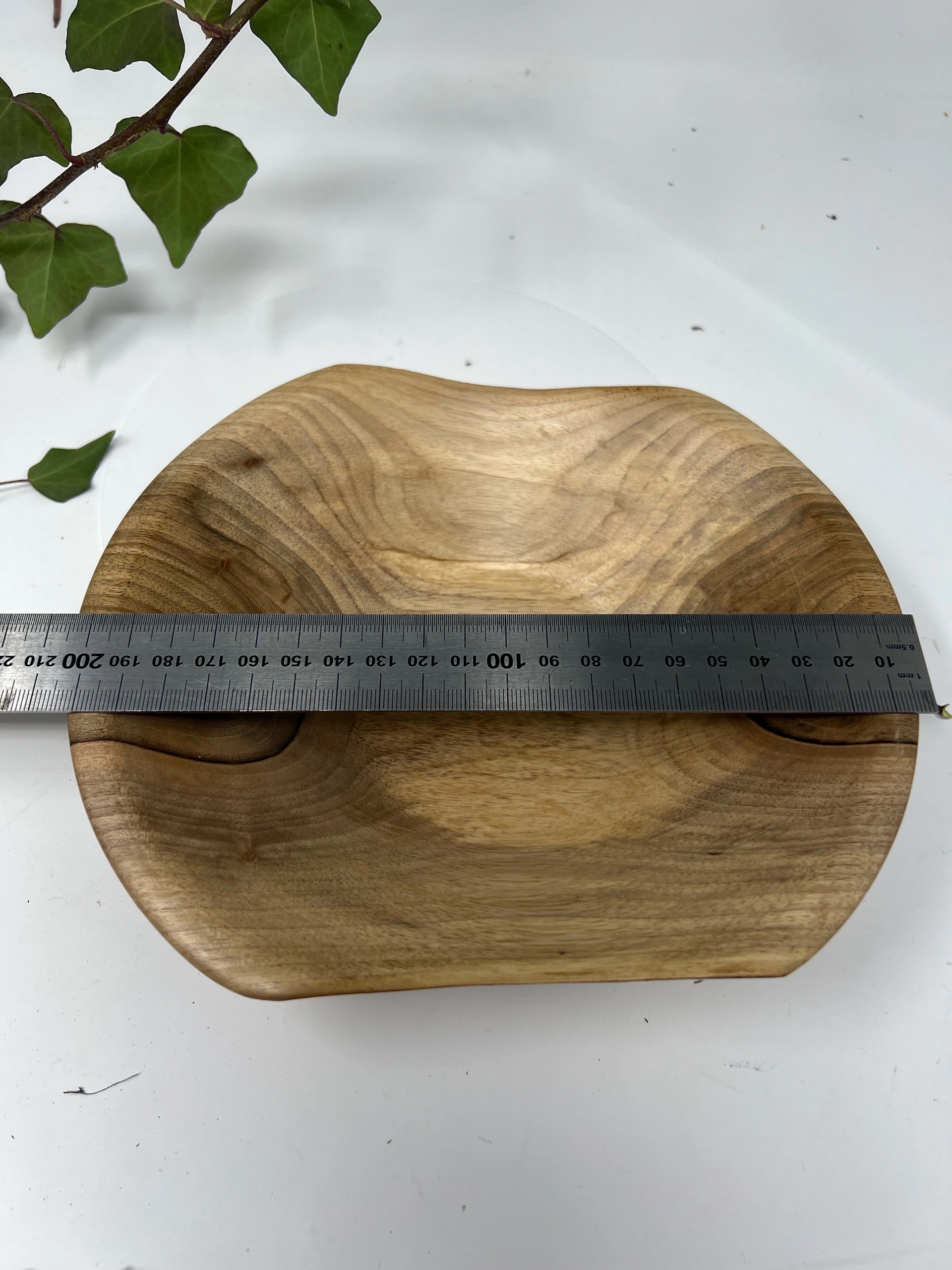 Schale Wahlnuss ø ca. 20cm – Bild 4