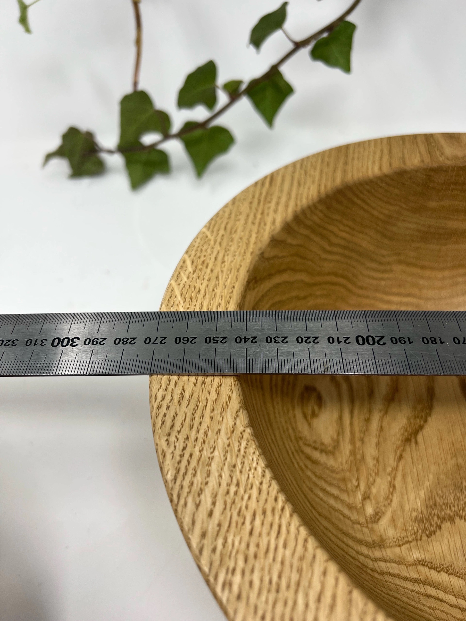 Schale aus Eichenholz – Bild 4