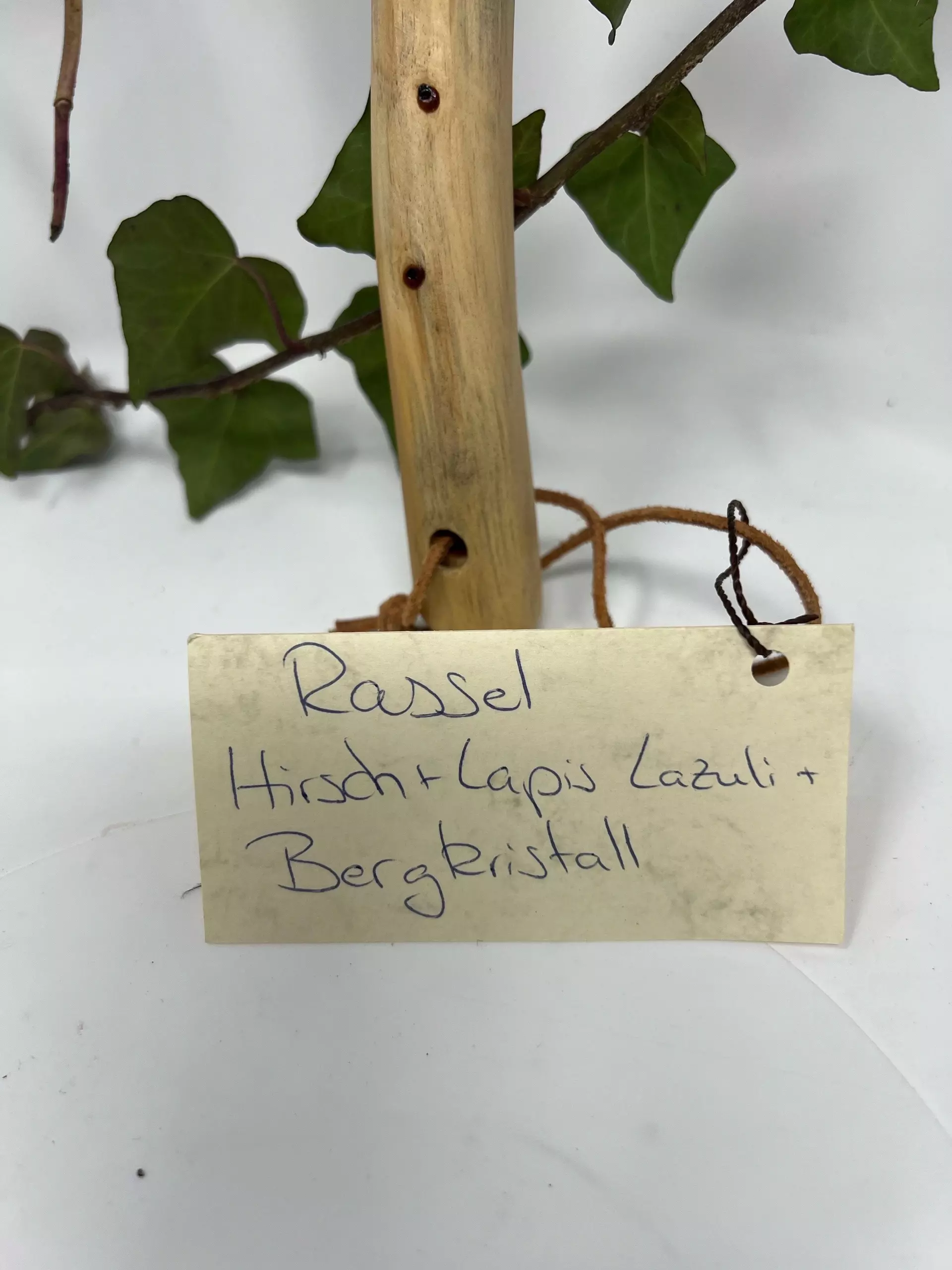 Ritualrassel Lapislazuli & Bergkristall – Bild 4