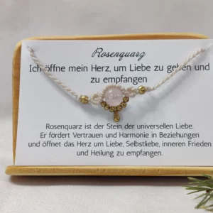 Rosenquarz Kette