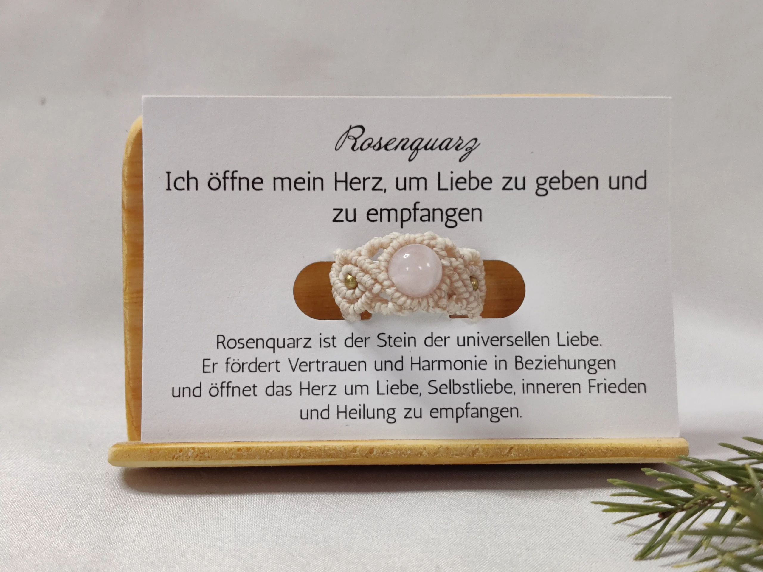 Rosenquarz Ring
