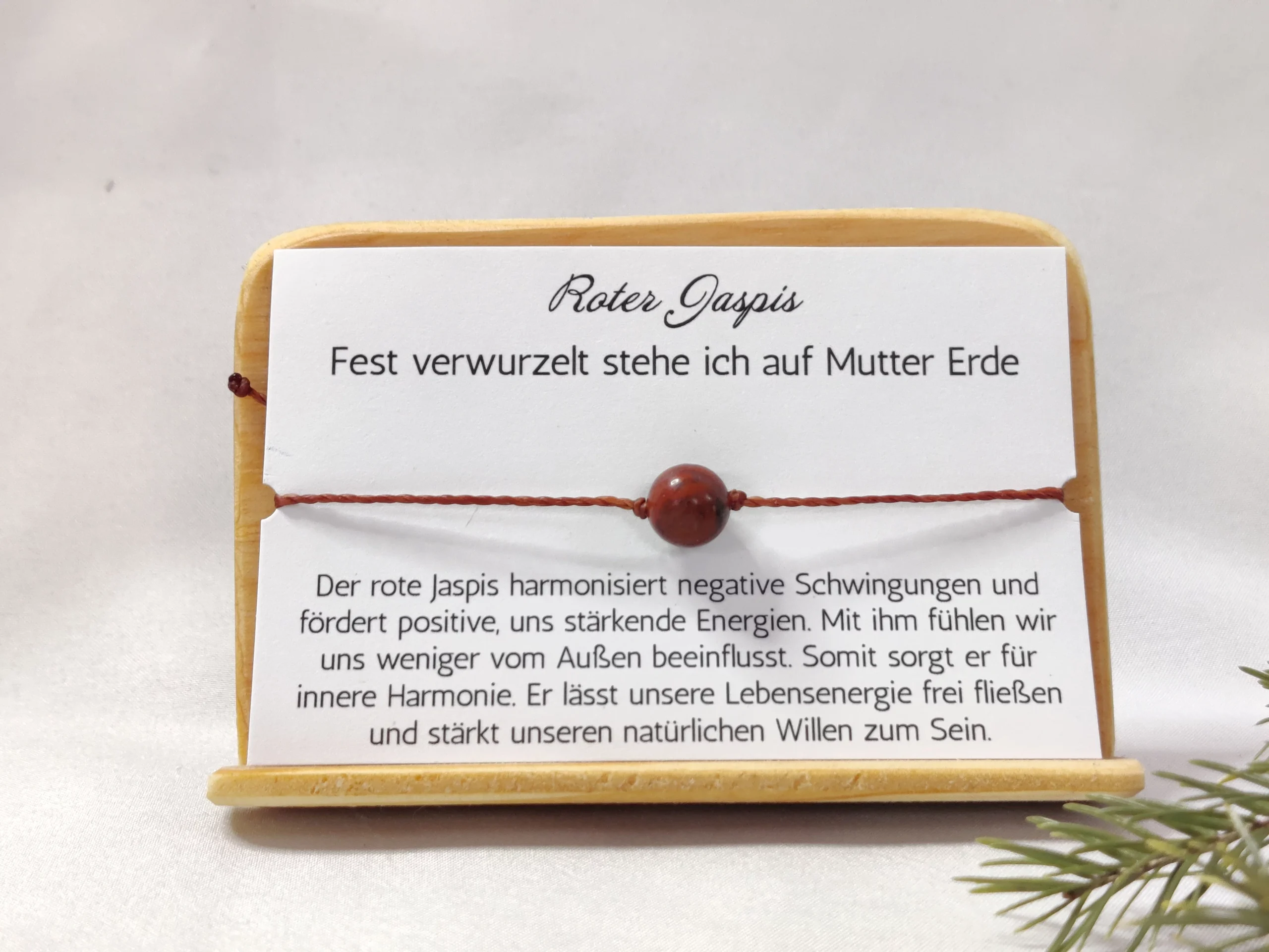 Jaspis Armband klein