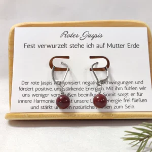 Jaspis Ohrringe silber