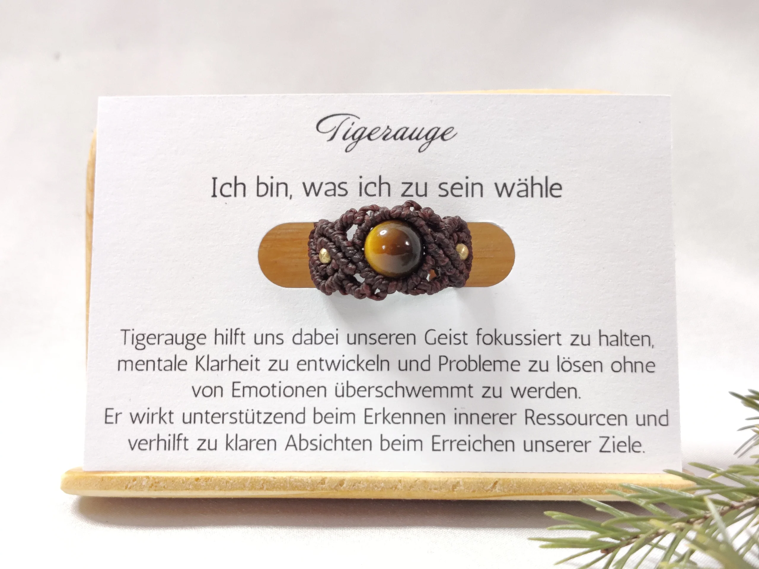 Tigerauge Ring