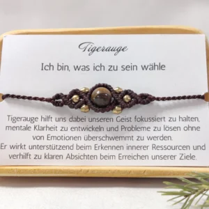 Tigerauge Armband groß