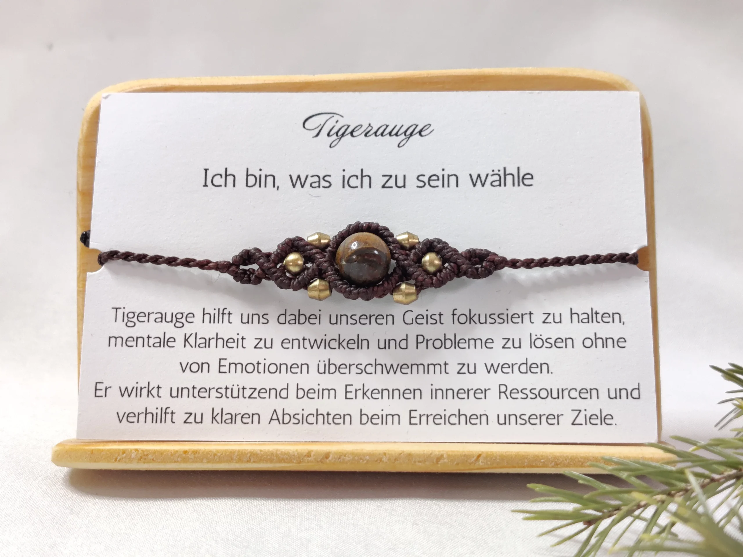 Tigerauge Armband groß
